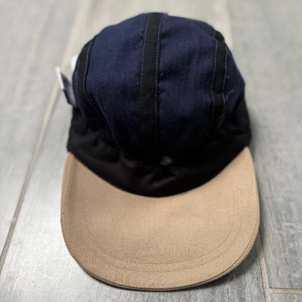 Kitestrings Corduroy Embroidered Dog Cotton Baseball Cap Hat Navy Size Small